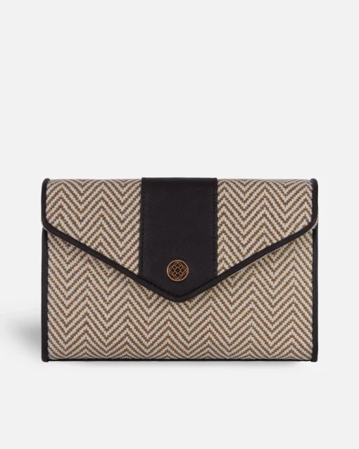 Lonbali Bandolera Vichy Beige| Bolsos Bandolera