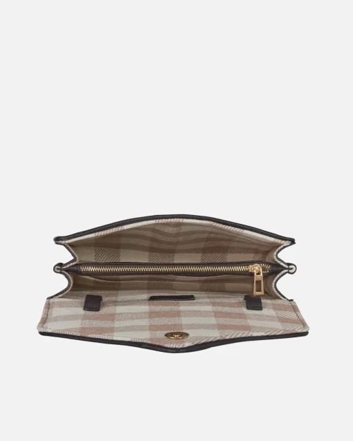 Lonbali Bandolera Vichy Beige| Bolsos Bandolera