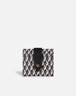 Lonbali Billetera Cuadrada Born B&W Negro| Carteras Y Monederos