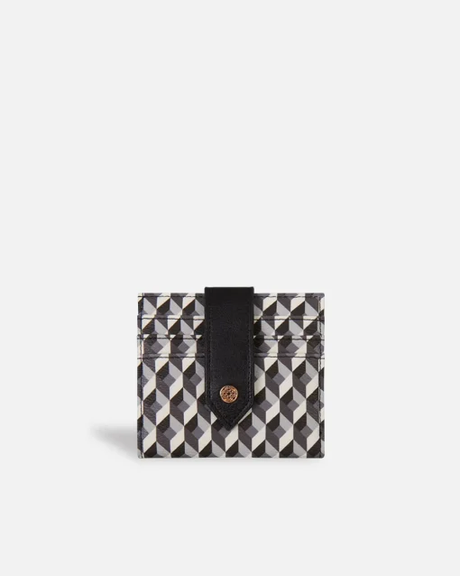 Lonbali Billetera Cuadrada Born B&W Negro| Carteras Y Monederos