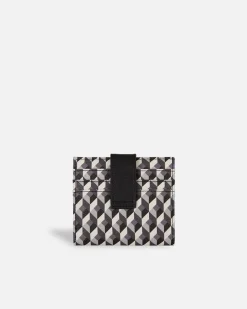 Lonbali Billetera Cuadrada Born B&W Negro| Carteras Y Monederos