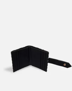 Lonbali Billetera Cuadrada Born B&W Negro| Carteras Y Monederos