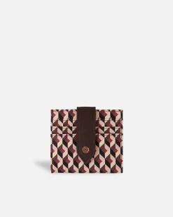 Lonbali Billetera Cuadrada Born Cherry| Carteras Y Monederos