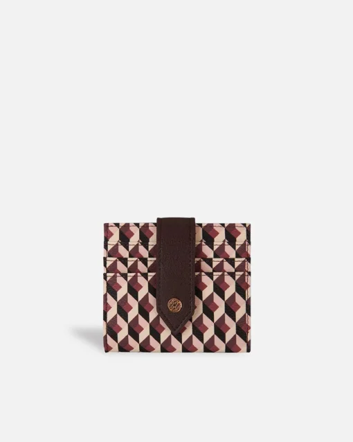 Lonbali Billetera Cuadrada Born Cherry| Carteras Y Monederos