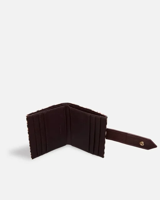 Lonbali Billetera Cuadrada Born Cherry| Carteras Y Monederos