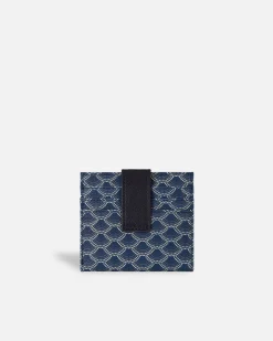 Lonbali Billetera Cuadrada Kubu Azul Marino| Carteras Y Monederos