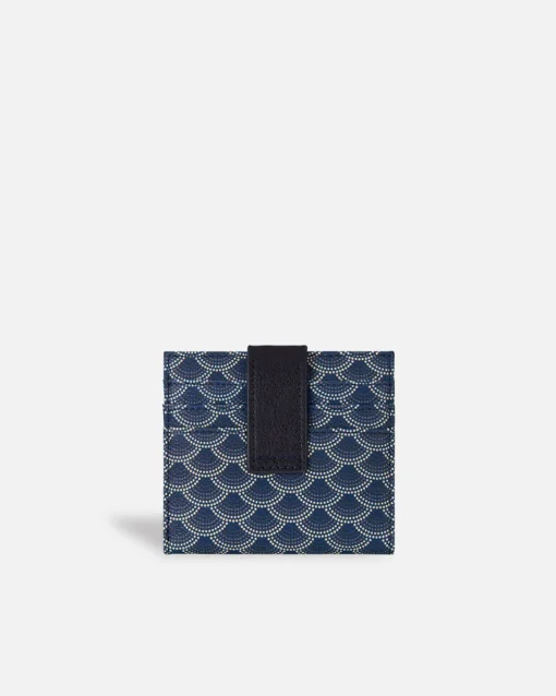Lonbali Billetera Cuadrada Kubu Azul Marino| Carteras Y Monederos