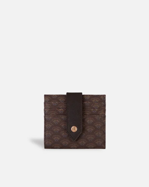 Lonbali Billetera Cuadrada Kubu Marron| Carteras Y Monederos