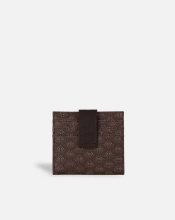 Lonbali Billetera Cuadrada Kubu Marron| Carteras Y Monederos