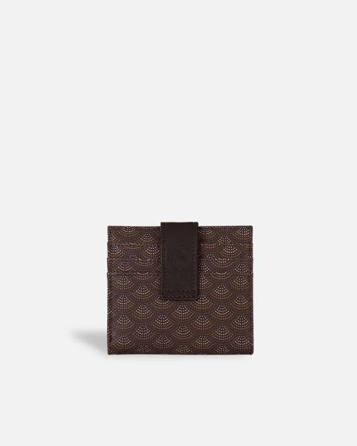 Lonbali Billetera Cuadrada Kubu Marron| Carteras Y Monederos