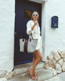 Lonbali Bolso Born Arrow B&W Negro| Bolsos Shopper