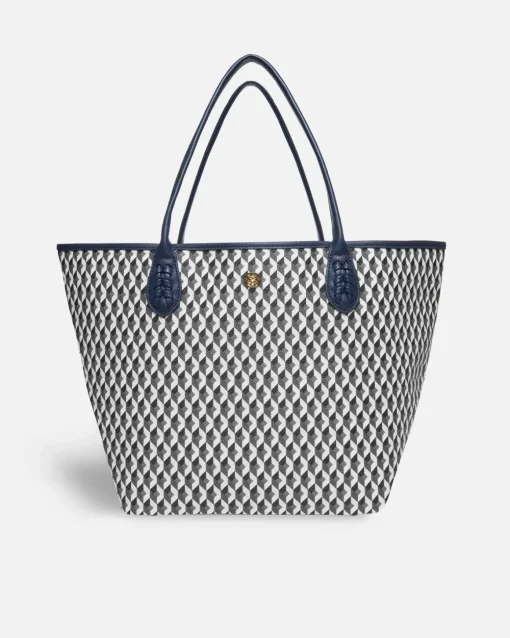Lonbali Bolso Born B&W Navy| Bolsos Shopper