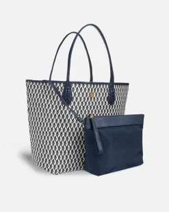 Lonbali Bolso Born B&W Navy| Bolsos Shopper