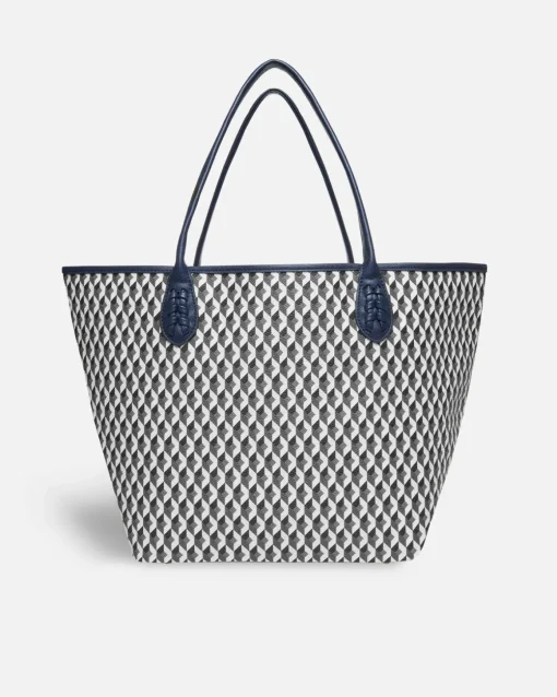 Lonbali Bolso Born B&W Navy| Bolsos Shopper