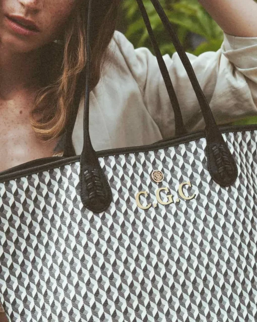 Lonbali Bolso Born B&W Negro| Bolsos Shopper
