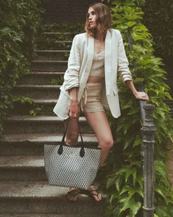 Lonbali Bolso Born B&W Negro| Bolsos Shopper