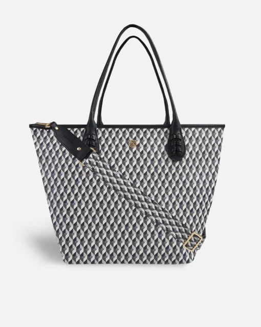 Lonbali Bolso Born B&W Negro| Bolsos Shopper