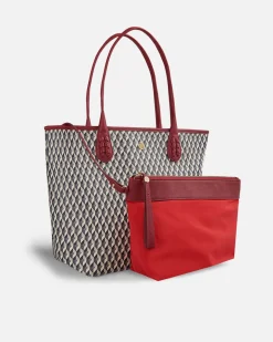 Lonbali Bolso Born B&W Rojo| Bolsos Shopper