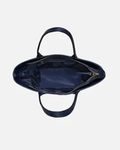 Lonbali Bolso Born Midi B&W Navy| Bolsos Shopper