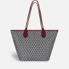 Lonbali Bolso Born Midi B&W Rojo| Bolsos Shopper