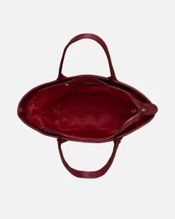Lonbali Bolso Born Midi B&W Rojo| Bolsos Shopper