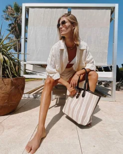 Lonbali Bolso Comte Beige| Bolsos Shopper