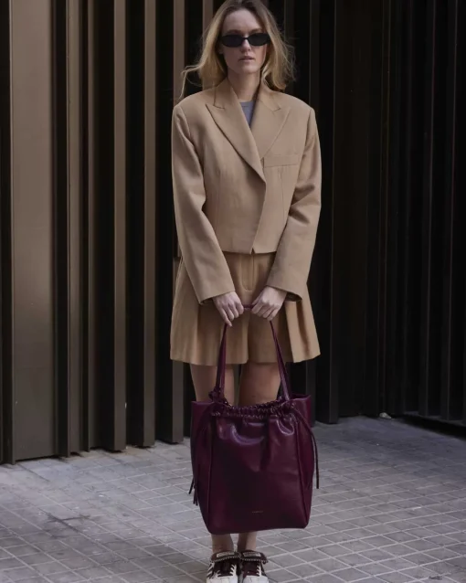 Lonbali Bolso Julias Burdeos| Bolsos De Hombro
