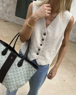 Lonbali Bolso Kensington Arrow Gris| Bolsos Shopper