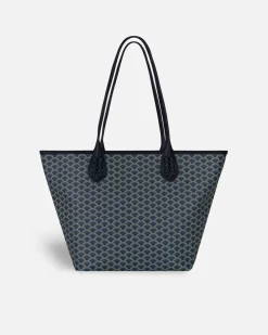 Lonbali Bolso Kubu Midi Azul Marino| Bolsos Shopper