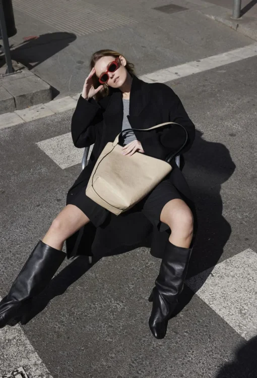 Lonbali Bolso Lemans Negro/Beige| Bolsos Shopper