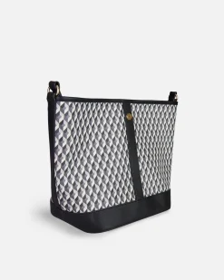 Lonbali Bolso Siena Born B&W Negro| Bolsos Bandolera