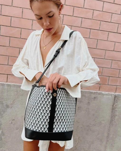 Lonbali Bolso Siena Born B&W Negro| Bolsos Bandolera