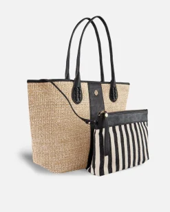 Lonbali Bolso Tulum Negro| Bolsos Shopper