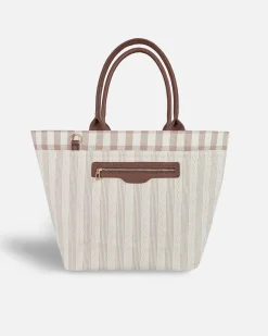 Lonbali Bolso Vichy Beige| Bolsos Shopper