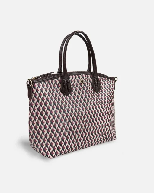 Lonbali Bolso Zip Tote Born Cherry| Bolsos Bandolera