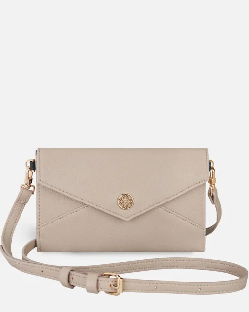 Lonbali Cartera Basic Beige| Bolsos Bandolera