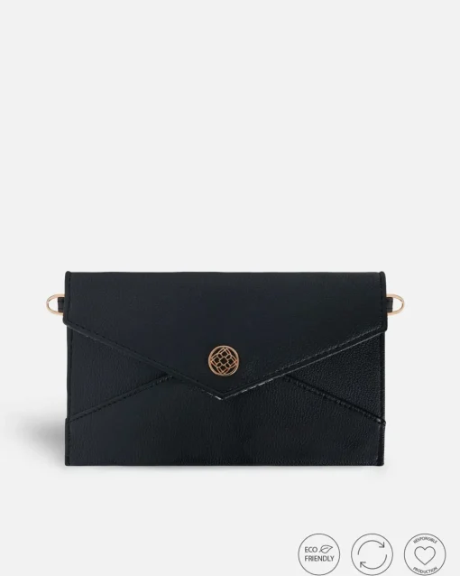 Lonbali Cartera Basic Negro| Bolsos Bandolera