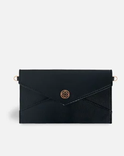 Lonbali Cartera Xxl Basic Negro| Bolsos Bandolera
