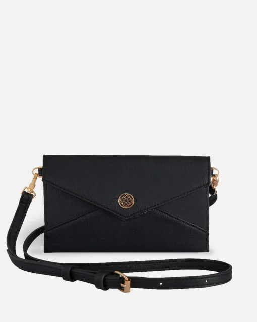 Lonbali Cartera Xxl Basic Negro| Bolsos Bandolera