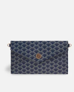 Lonbali Cartera Xxl Kubu Azul Marino| Bolsos Bandolera