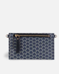Lonbali Cartera Xxl Kubu Azul Marino| Bolsos Bandolera