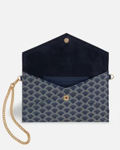 Lonbali Cartera Xxl Kubu Azul Marino| Bolsos Bandolera