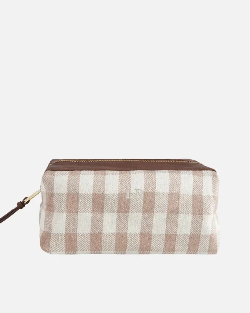 Lonbali Neceser Vichy Beige| Neceseres