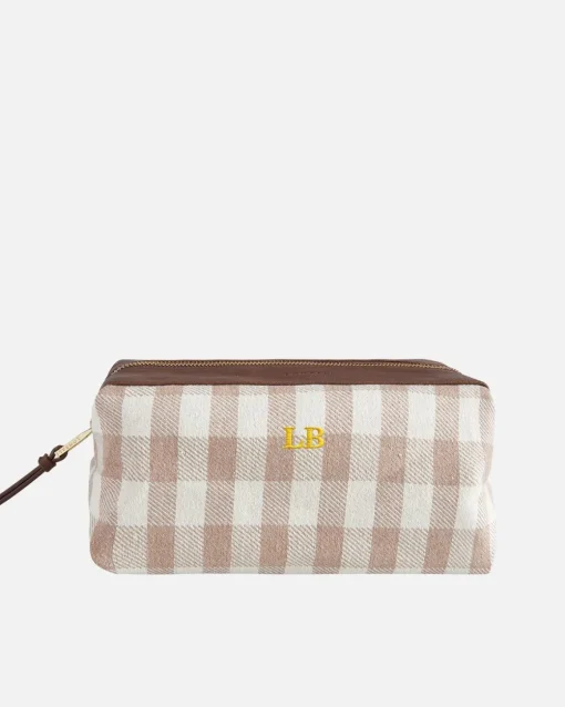 Lonbali Neceser Vichy Beige| Neceseres
