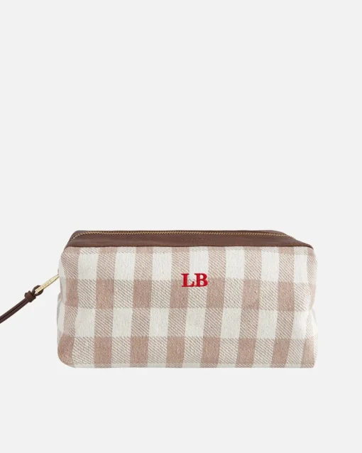 Lonbali Neceser Vichy Beige| Neceseres
