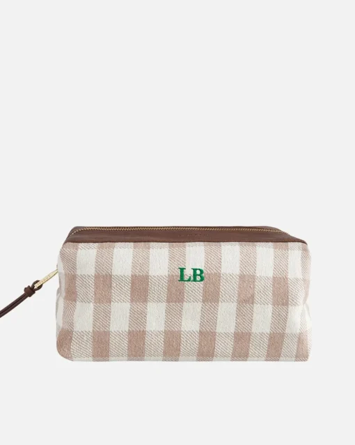 Lonbali Neceser Vichy Beige| Neceseres