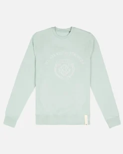 Lonbali Sudadera Escudo Sage|Mujer Sudaderas