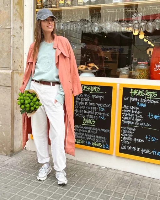Lonbali Sudadera Escudo Sage|Mujer Sudaderas