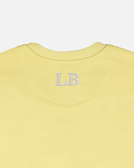 Lonbali Sudadera Happy Amarillo|Mujer Sudaderas