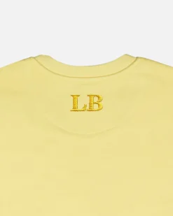 Lonbali Sudadera Happy Amarillo|Mujer Sudaderas